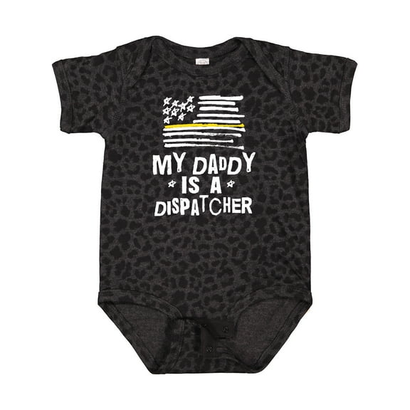 Inktastic My Dad is a Dispatcher Emergency Services Boys or Girls Baby Bodysuit