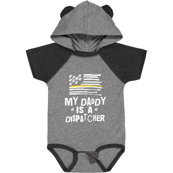 Inktastic My Dad is a Dispatcher Emergency Services Boys or Girls Baby Bodysuit
