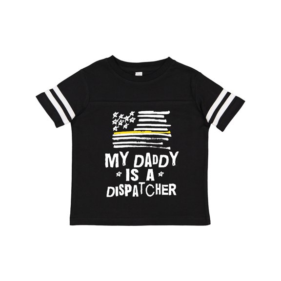 Inktastic My Dad is a Dispatcher Emergency Services Boys or Girls Toddler T-Shirt