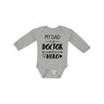 thumbnail image 1 of Inktastic My Dad is a Doctor and a Hero Boys or Girls Long Sleeve Baby Bodysuit, 1 of 5