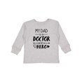 thumbnail image 1 of Inktastic My Dad is a Doctor and a Hero Boys or Girls Long Sleeve Toddler T-Shirt, 1 of 5