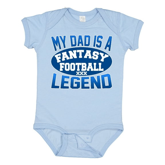 Inktastic My Dad is a Fantasy Football Legend Boys or Girls Baby Bodysuit