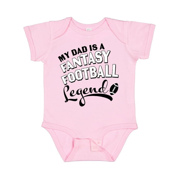 Inktastic My Dad is a Fantasy Football Legend Boys or Girls Baby Bodysuit