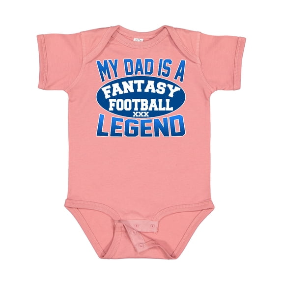 Inktastic My Dad is a Fantasy Football Legend Boys or Girls Baby Bodysuit