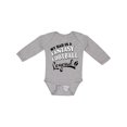thumbnail image 1 of Inktastic My Dad is a Fantasy Football Legend Boys or Girls Long Sleeve Baby Bodysuit, 1 of 5