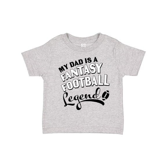 Inktastic My Dad is a Fantasy Football Legend Boys or Girls Toddler T-Shirt