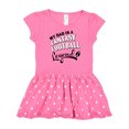 thumbnail image 1 of Inktastic My Dad is a Fantasy Football Legend Gift Baby Girl Dress, 1 of 4