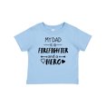 thumbnail image 1 of Inktastic My Dad is a Firefighter and a Hero Boys or Girls Baby T-Shirt, 1 of 5