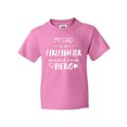 thumbnail image 1 of Inktastic My Dad is a Firefighter and a Hero Youth T-Shirt, 1 of 5