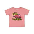 thumbnail image 1 of Inktastic My Dad is a Firefighter with Fire Truck Boys or Girls Baby T-Shirt, 1 of 5