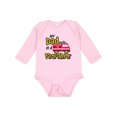 thumbnail image 1 of Inktastic My Dad is a Firefighter with Fire Truck Boys or Girls Long Sleeve Baby Bodysuit, 1 of 5