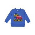 thumbnail image 1 of Inktastic My Dad is a Firefighter with Fire Truck Toddler Sweatshirt, 1 of 4
