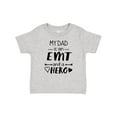 thumbnail image 1 of Inktastic My Dad is an EMT and a Hero Boys or Girls Baby T-Shirt, 1 of 5