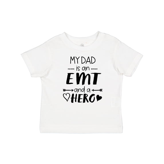 Inktastic My Dad is an EMT and a Hero Boys or Girls Baby T-Shirt