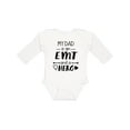 thumbnail image 1 of Inktastic My Dad is an EMT and a Hero Boys or Girls Long Sleeve Baby Bodysuit, 1 of 5