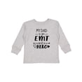 thumbnail image 1 of Inktastic My Dad is an EMT and a Hero Boys or Girls Long Sleeve Toddler T-Shirt, 1 of 5