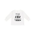 thumbnail image 1 of Inktastic My Dad is an EMT and a Hero Boys or Girls Long Sleeve Toddler T-Shirt, 1 of 5