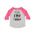 thumbnail image 1 of Inktastic My Dad is an EMT and a Hero Boys or Girls Toddler T-Shirt, 1 of 5