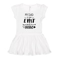 thumbnail image 1 of Inktastic My Dad is an EMT and a Hero Girls Baby Dress, 1 of 5