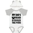 thumbnail image 1 of Inktastic My Dad's Beard is Cooler Than Yours Boys Baby Bodysuit, 1 of 5