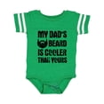 thumbnail image 1 of Inktastic My Dad's Beard is Cooler Than Yours Boys Baby Bodysuit, 1 of 5