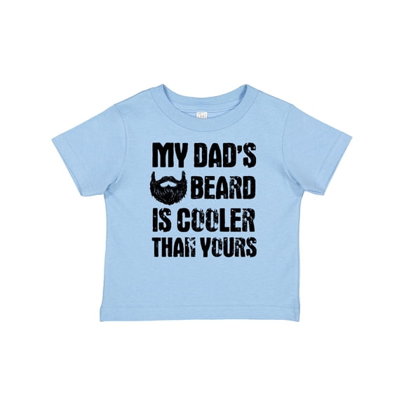 Inktastic My Dad's Beard is Cooler Than Yours Boys Baby T-Shirt
