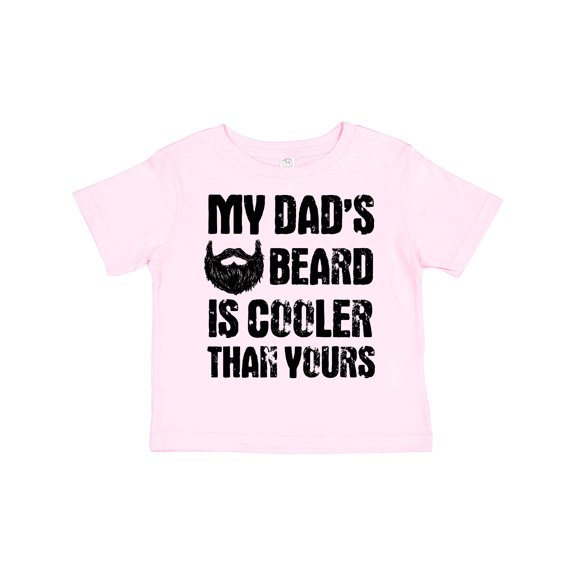 Inktastic My Dad's Beard is Cooler Than Yours Boys Toddler T-Shirt