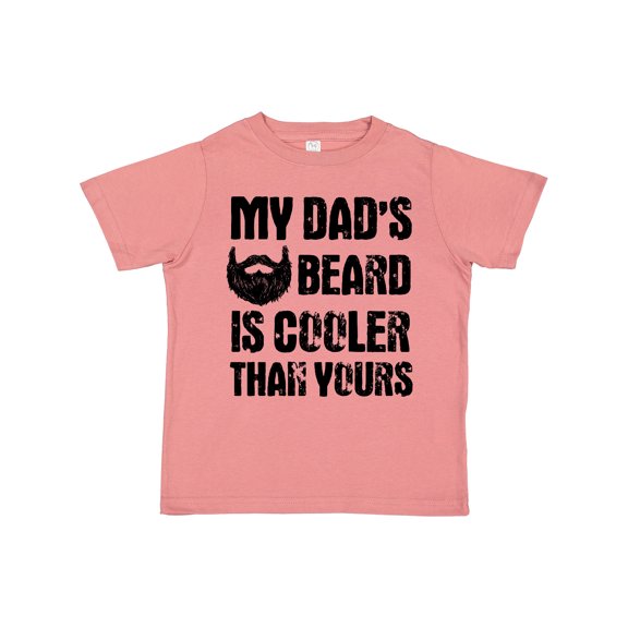 Inktastic My Dad's Beard is Cooler Than Yours Boys Toddler T-Shirt