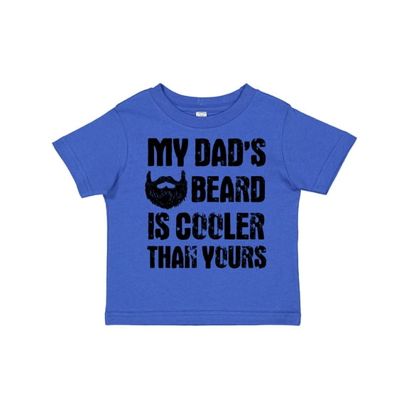 Inktastic My Dad's Beard is Cooler Than Yours Boys Toddler T-Shirt
