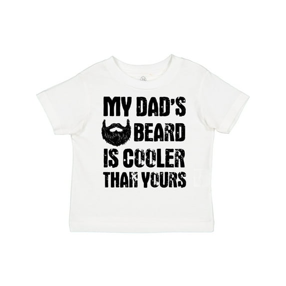Inktastic My Dad's Beard is Cooler Than Yours Boys Toddler T-Shirt