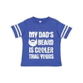 thumbnail image 1 of Inktastic My Dad's Beard is Cooler Than Yours in White Boys Toddler T-Shirt, 1 of 5