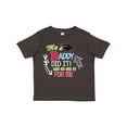 thumbnail image 1 of Inktastic My Daddy Did It and He Did It for Me with Graduation Cap Boys Toddler T-Shirt, 1 of 5