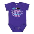 thumbnail image 1 of Inktastic My Daddy Did It and He Did It for Me with Graduation Cap Girls Baby Bodysuit, 1 of 5