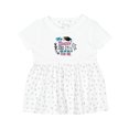 thumbnail image 1 of Inktastic My Daddy Did It and He Did It for Me with Graduation Cap Girls Baby Dress, 1 of 5