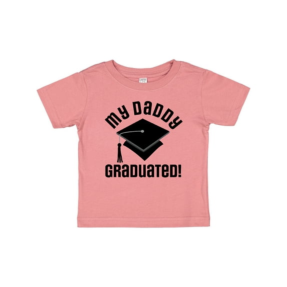Inktastic My Daddy Graduated College Graduate Boys or Girls Baby T-Shirt