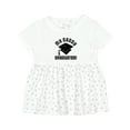 thumbnail image 1 of Inktastic My Daddy Graduated College Graduate Girls Baby Dress, 1 of 5