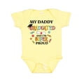 thumbnail image 1 of Inktastic My Daddy Graduated and I'm Super Proud Boys or Girls Baby Bodysuit, 1 of 5