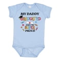 thumbnail image 1 of Inktastic My Daddy Graduated and I'm Super Proud Boys or Girls Baby Bodysuit, 1 of 5