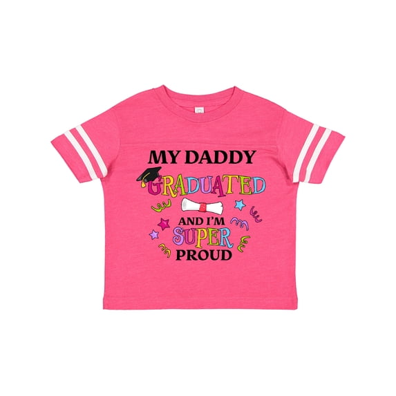 Inktastic My Daddy Graduated and I'm Super Proud Boys or Girls Toddler T-Shirt