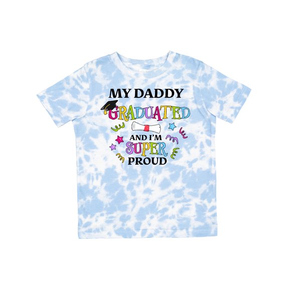 Inktastic My Daddy Graduated and I'm Super Proud Boys or Girls Toddler T-Shirt