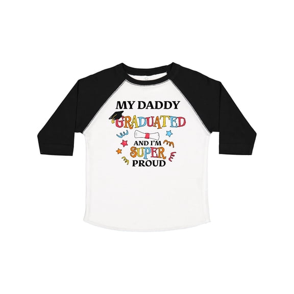Inktastic My Daddy Graduated and I'm Super Proud Boys or Girls Toddler T-Shirt