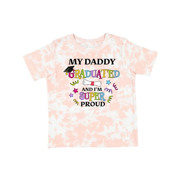 Inktastic My Daddy Graduated and I'm Super Proud Boys or Girls Toddler T-Shirt