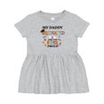 thumbnail image 1 of Inktastic My Daddy Graduated and I'm Super Proud Girls Baby Dress, 1 of 5