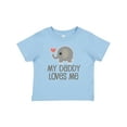 thumbnail image 1 of Inktastic My Daddy Loves Me Boys or Girls Baby T-Shirt, 1 of 5