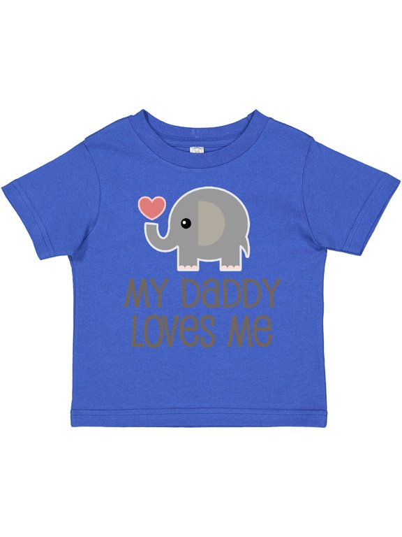 Inktastic My Daddy Loves Me Boys or Girls Toddler T-Shirt