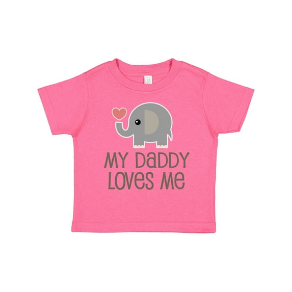 Inktastic My Daddy Loves Me Boys or Girls Toddler T-Shirt