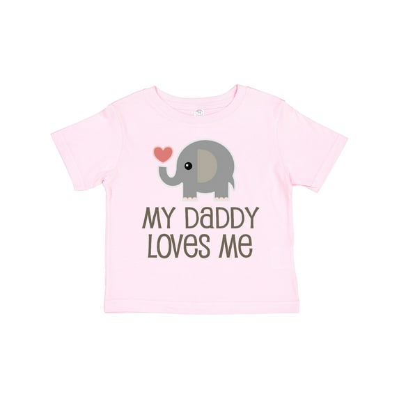 Inktastic My Daddy Loves Me Boys or Girls Toddler T-Shirt