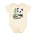 thumbnail image 1 of Inktastic My Daddy Loves Me Cute Panda Boys or Girls Baby Bodysuit, 1 of 5