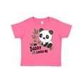 thumbnail image 1 of Inktastic My Daddy Loves Me- Cute Panda Boys or Girls Toddler T-Shirt, 1 of 5