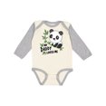 thumbnail image 1 of Inktastic My Daddy Loves Me- cute panda Boys or Girls Long Sleeve Baby Bodysuit, 1 of 5